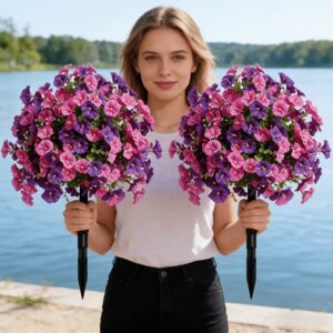 Panier suspendu petunias – Image 1