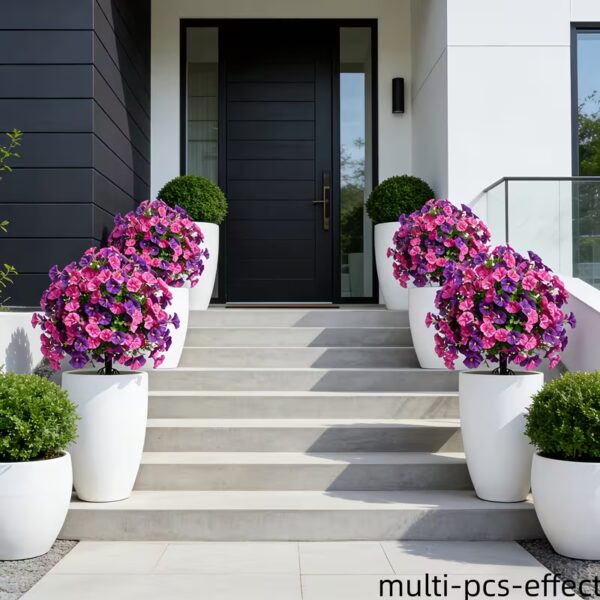 Panier suspendu petunias