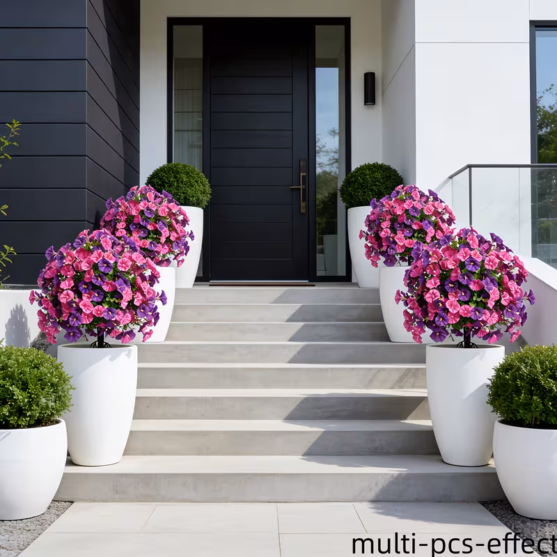 Panier suspendu petunias – Image 4