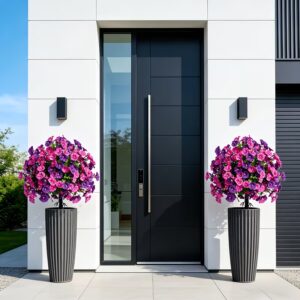 Panier suspendu petunias – Image 3