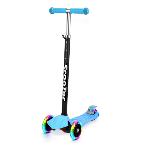Trottinette Électrique Enfant — LED Néon & Pliable (6-12 ans)