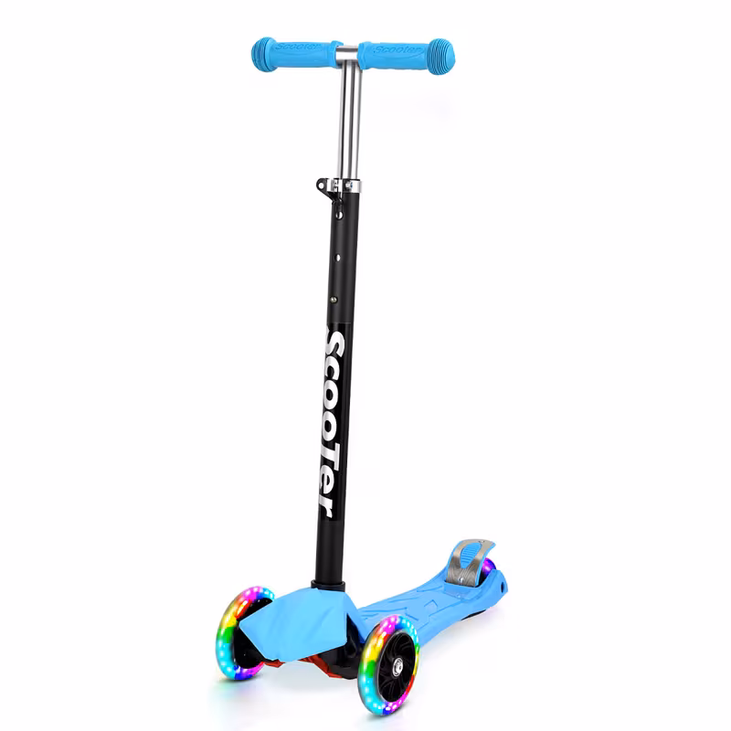 Trottinette Électrique Enfant — LED Néon & Pliable (6-12 ans) – Image 1