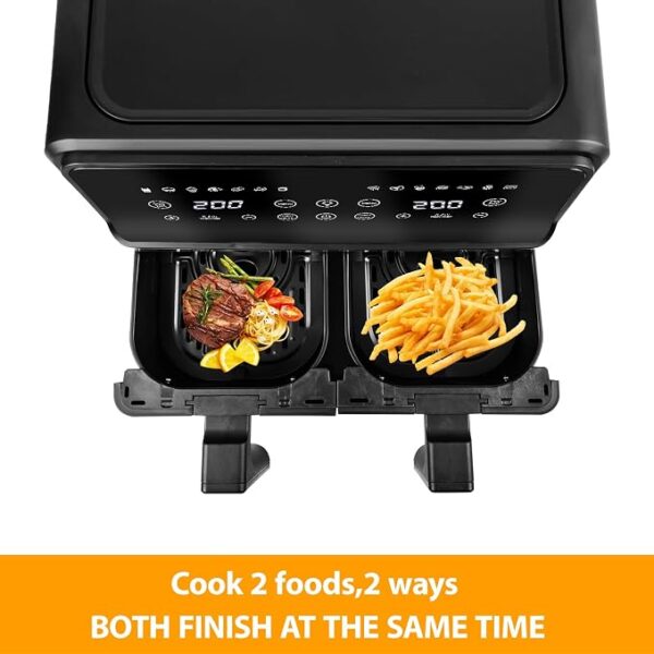 L'air fryer 2 tiroirs qui remplace le four